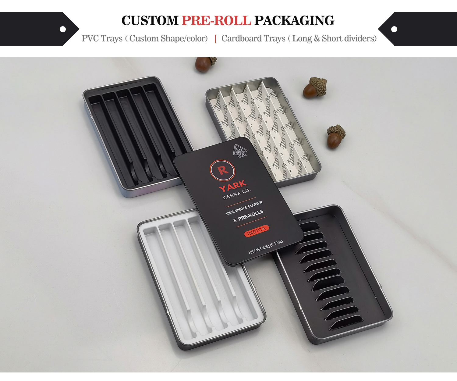 Mini Pre Roll Packaging Box Joint Custom Pre Roll Packaging