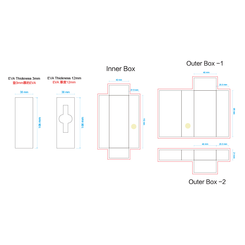 Vape cartridge dieline