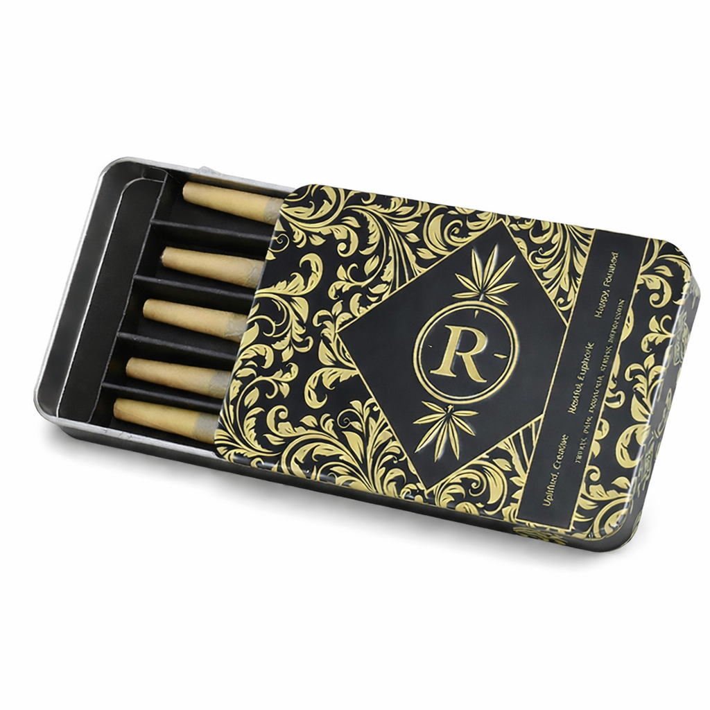 Child resistant sliding tin case Child resistant sliding tin case