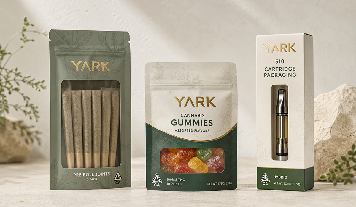 Low MOQ cannabis packaging options for orders from 1000 to 5000 pieces