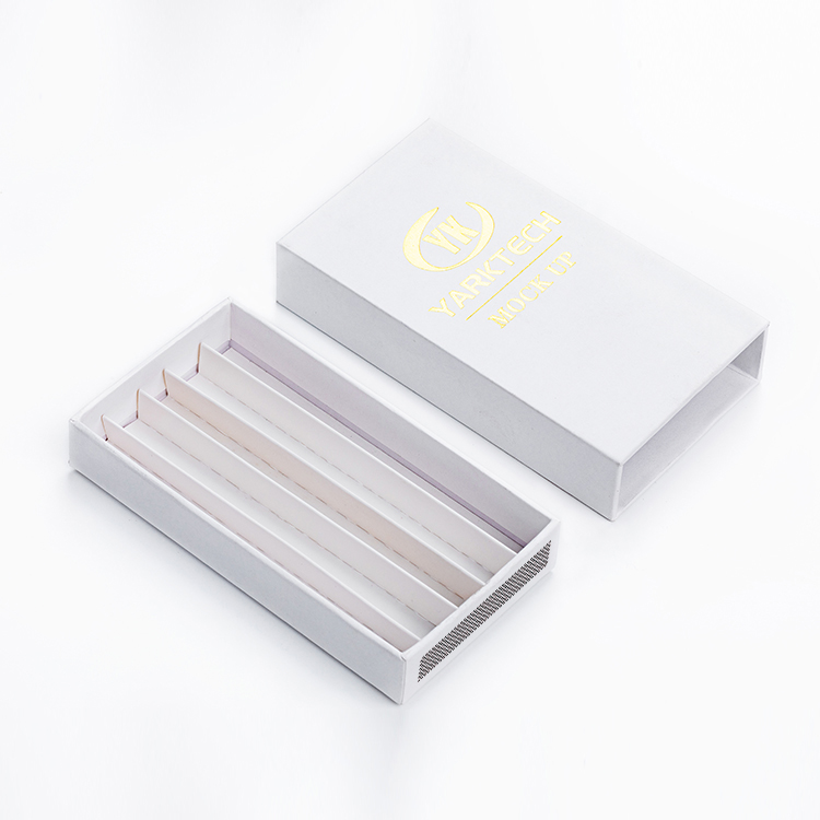 Child proof slide drawer cannabis pre roll packaging