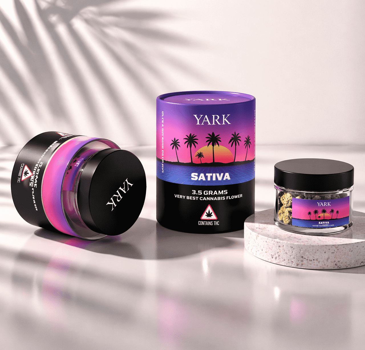 Custom Paper Tube Packaging for Child Resistant Glass Jars