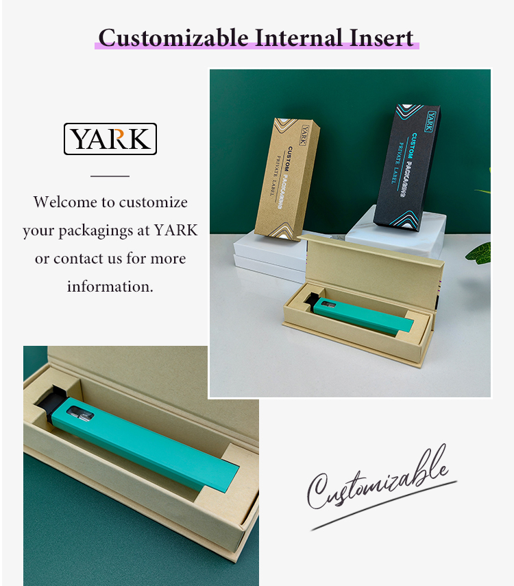 custom die-cut cardboard insert tray for vape device packaging
