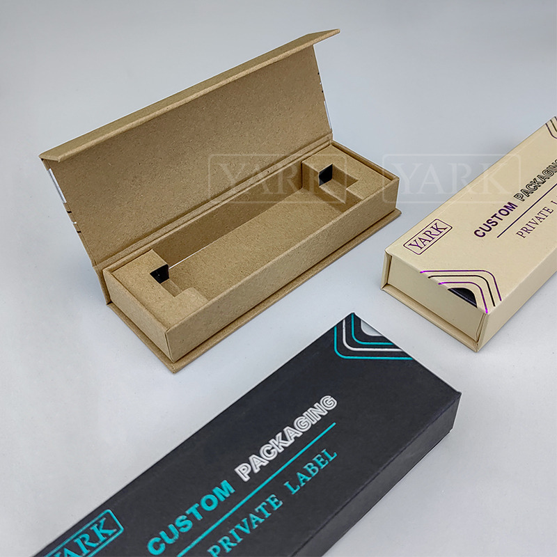 Magnetic Rigid Vape Cartridge Packaging with Cardboard Insert
