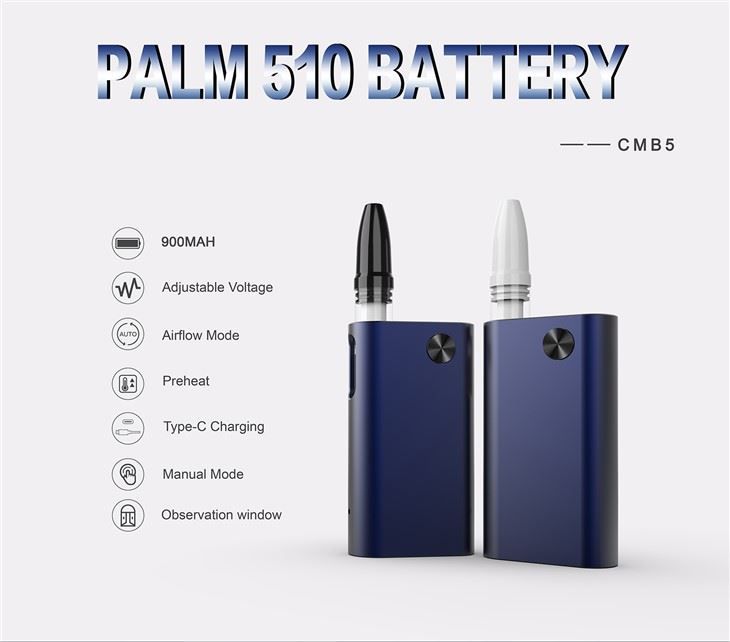 Cbd Palm Vape Battery 510
