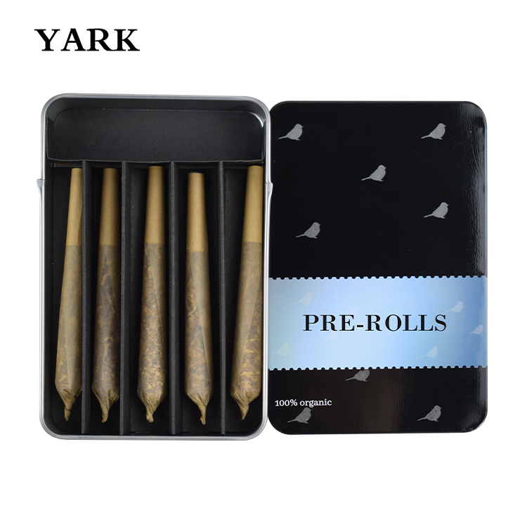 Child Resistant Tins Pre Roll Cones Package