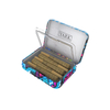 Child-Resistant Flip-Top Tin Case for Pre-Roll Joints with Airtight Blister Insert