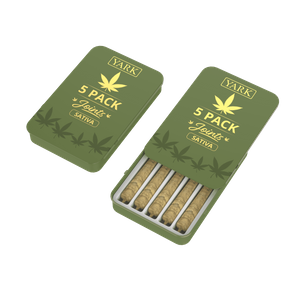 Child Resistant Sliding Tin Case for Pre-Roll Joints (CR Certified)