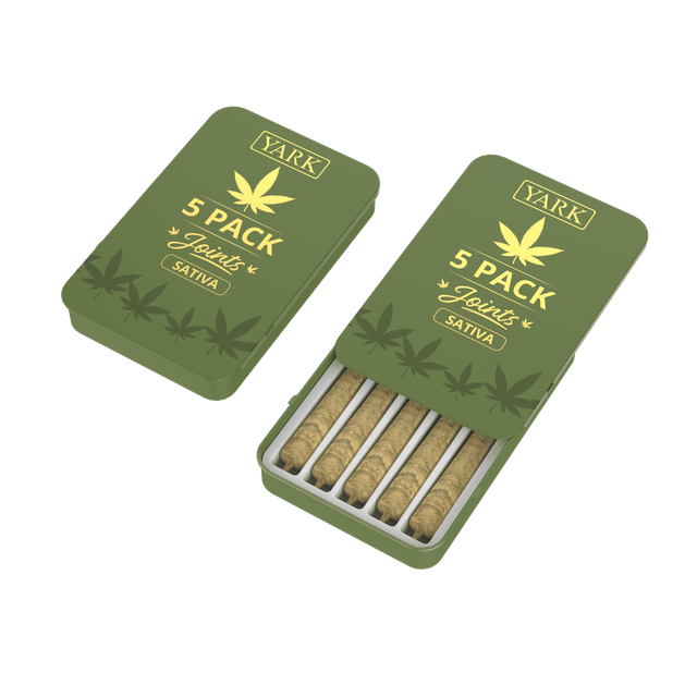 Child Resistant Sliding Tin Case for Pre-Roll Joints (CR Certified)