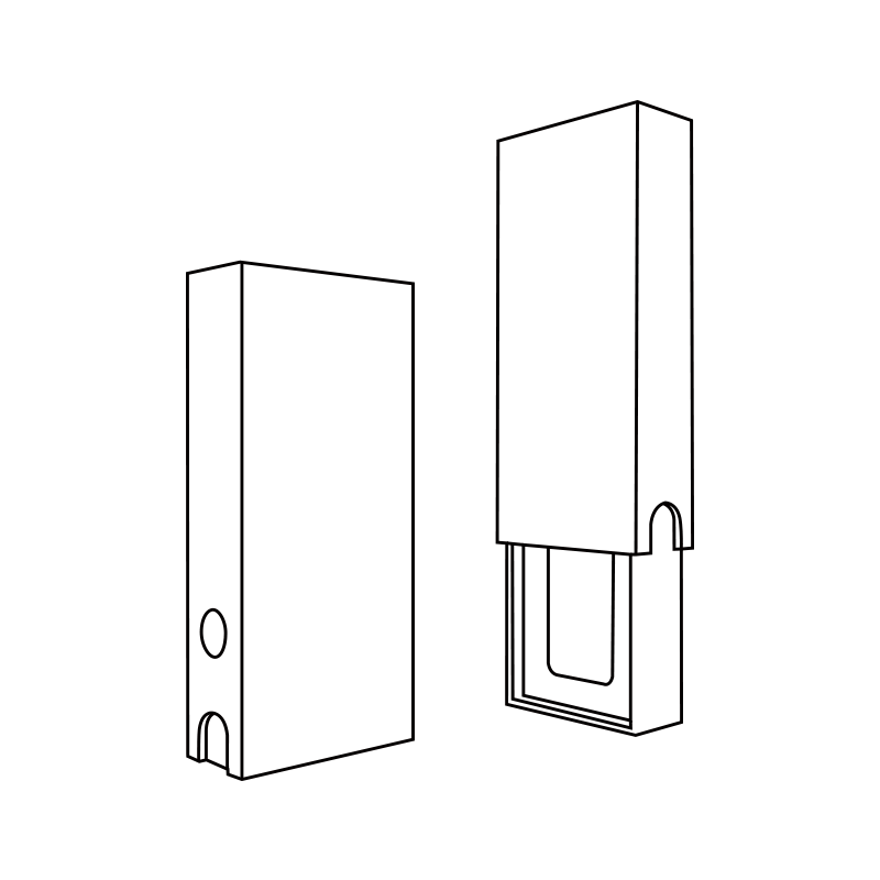 Sliding drawer box structure for cannabis vape cartridge packaging with Eva insert design