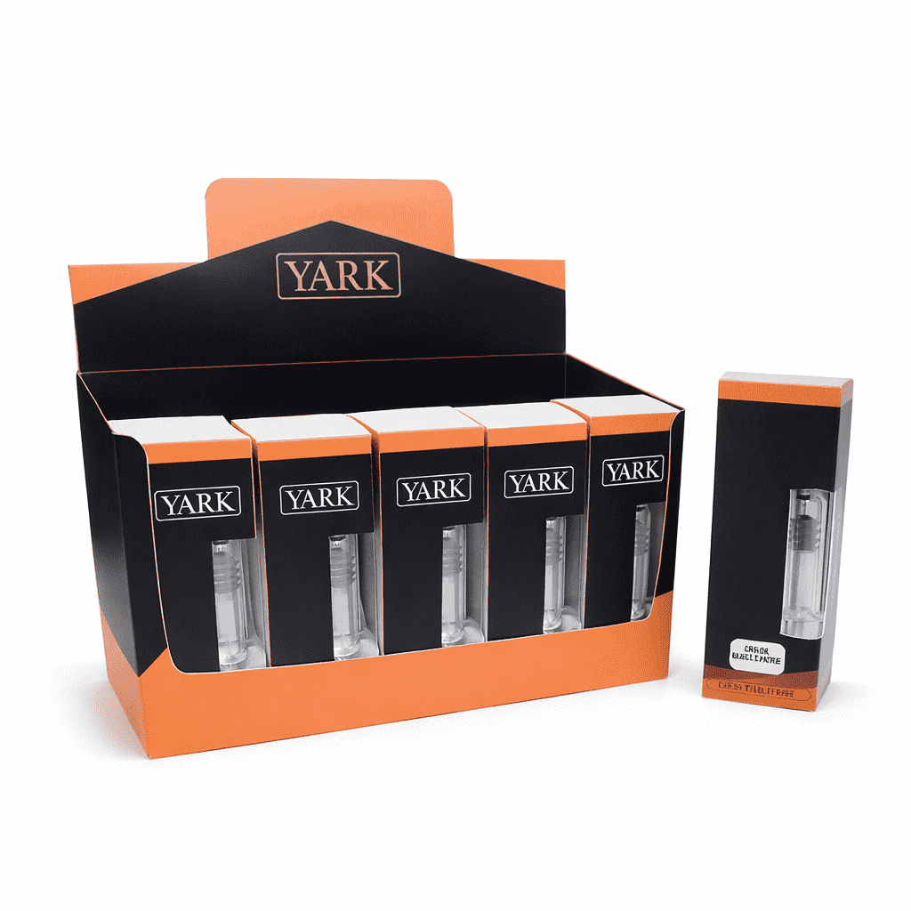 Dab Syringe Packaging Folding Box with Hang Tab