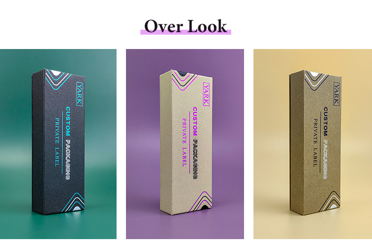 magnetic flip lid rigid vape packaging box overview