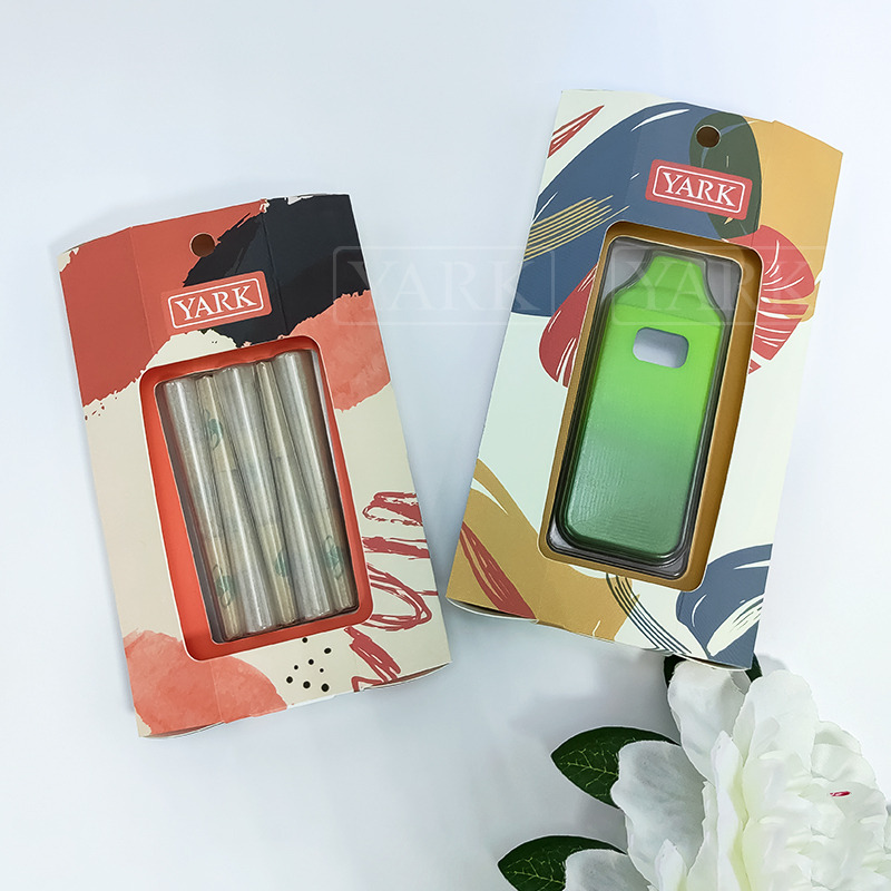 Custom Pre-Roll Clamshell Packaging with PVC Tray Divider