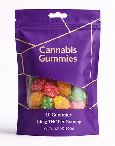 Edible Gummy Mylar Bags