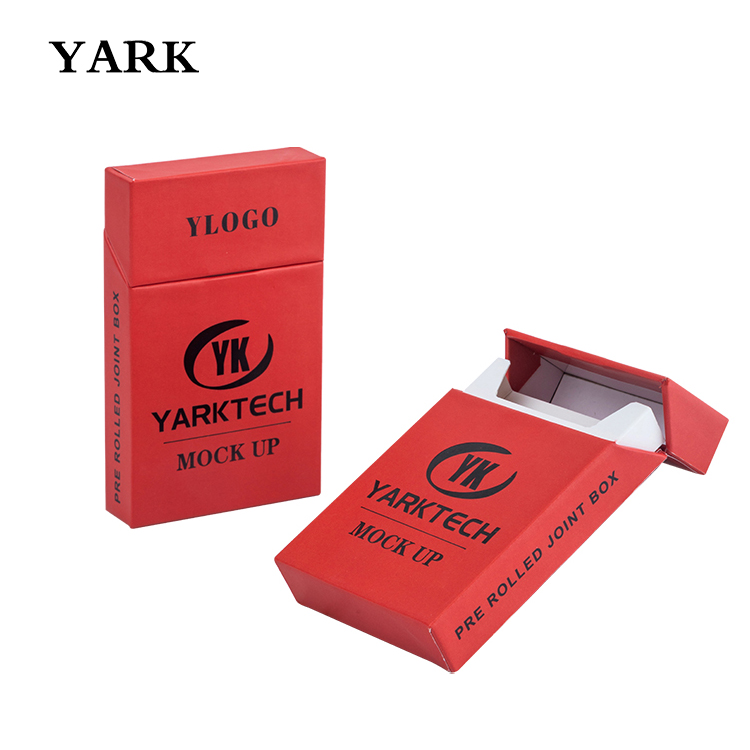 Cigarette Paper Box with Magnet Closing Mechanism