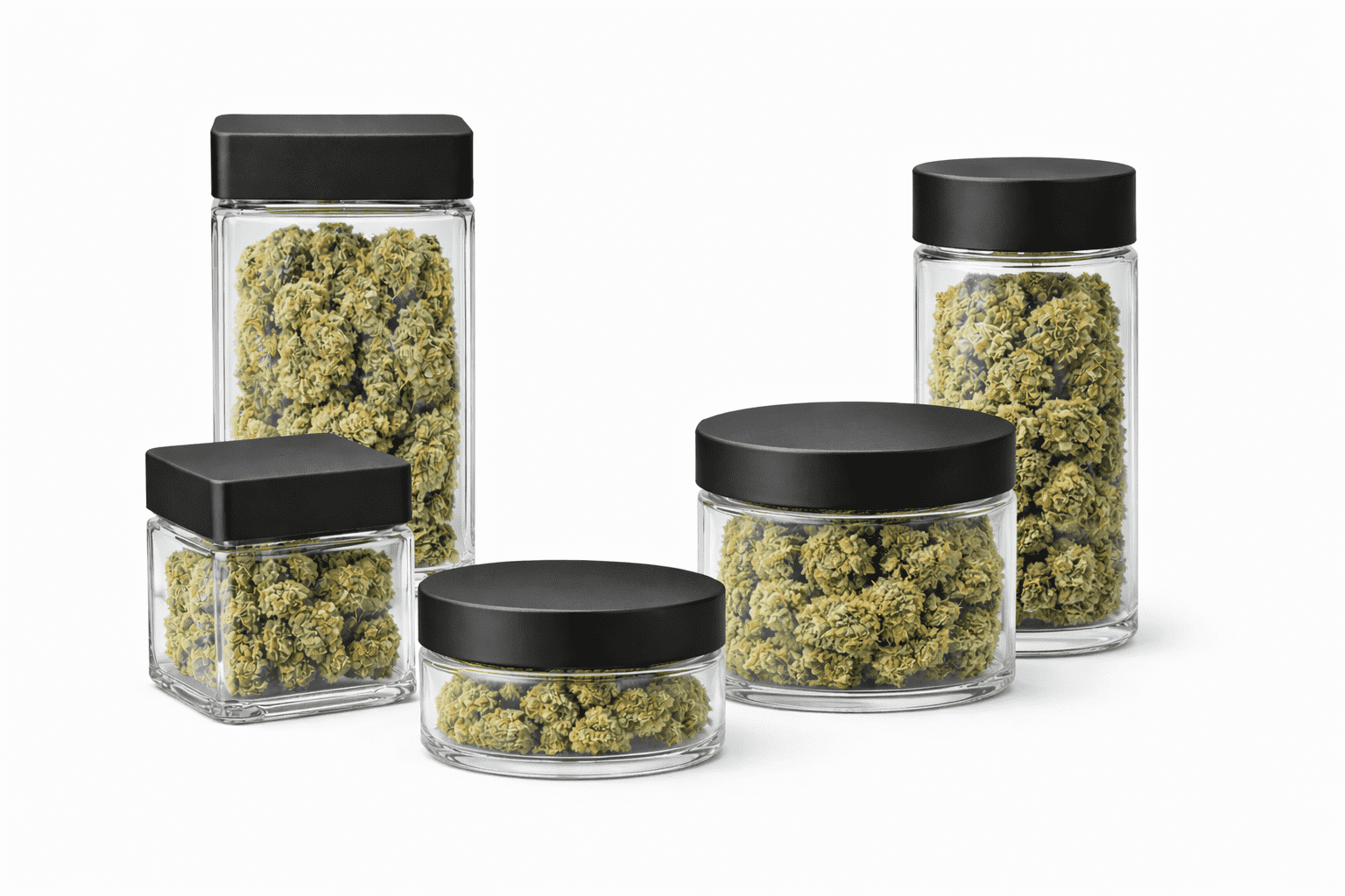 Cannabis glass container