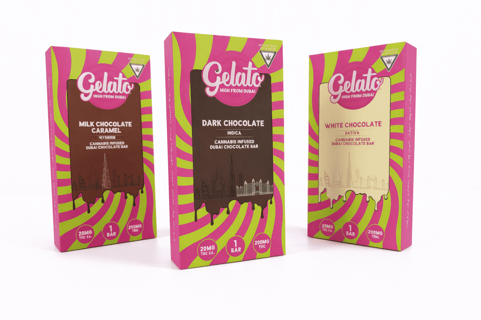 Custom luxury cannabis packaging box – high-end printing example