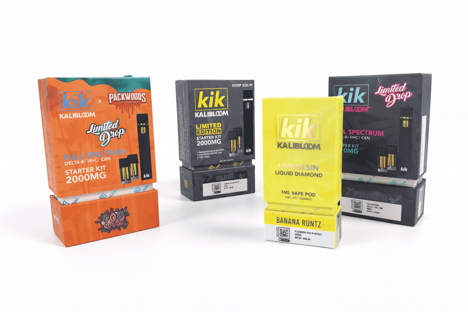 Custom printed cannabis packaging boxes for vape and edibles – featured case