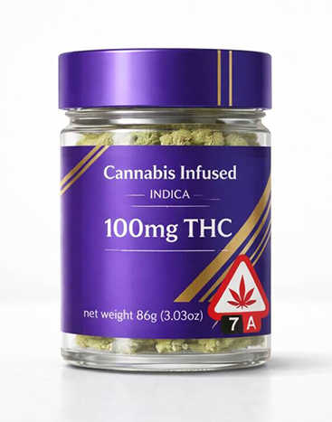 Child resistant jar container for cannabis flower