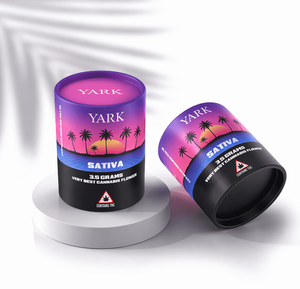 Custom Paper Tube Packaging for Child Resistant Glass Jars