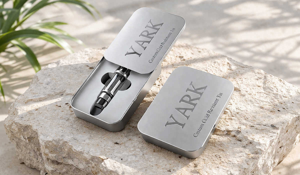 Child Resistant Sliding Tin Case