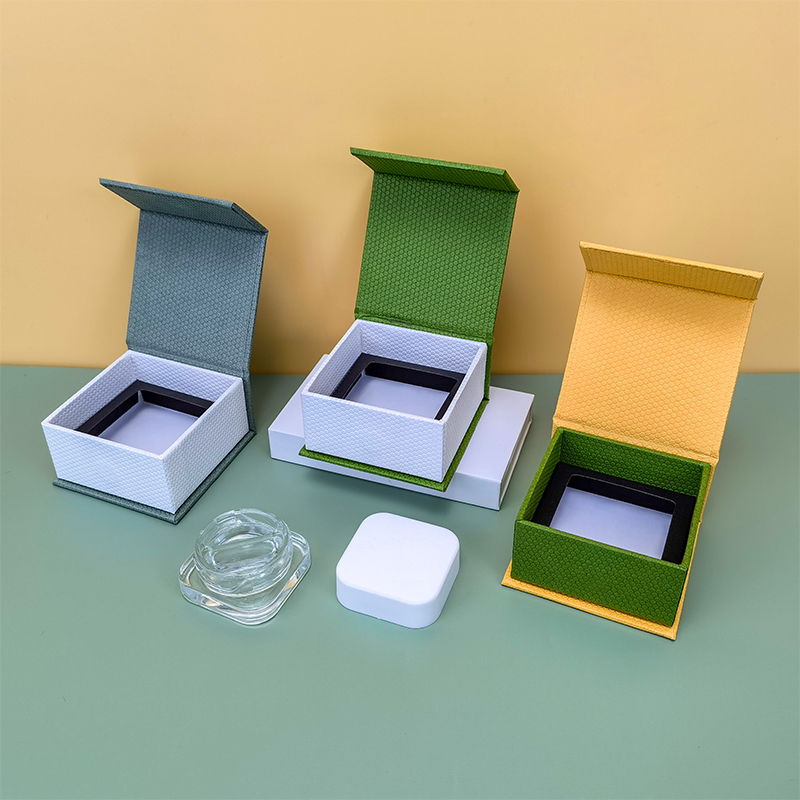 Custom Printed Glass Dab Jar Packaging Boxes