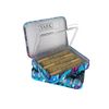 Child-Resistant Flip-Top Tin Case for Pre-Roll Joints with Airtight Blister Insert