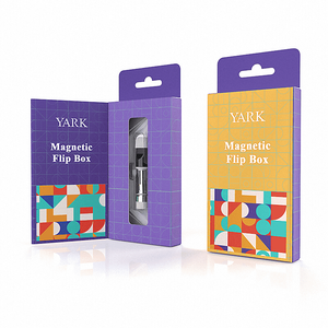 Custom Folding Magnetic Vape Packaging with Hanging Hook for 510 & Pod Cartridges