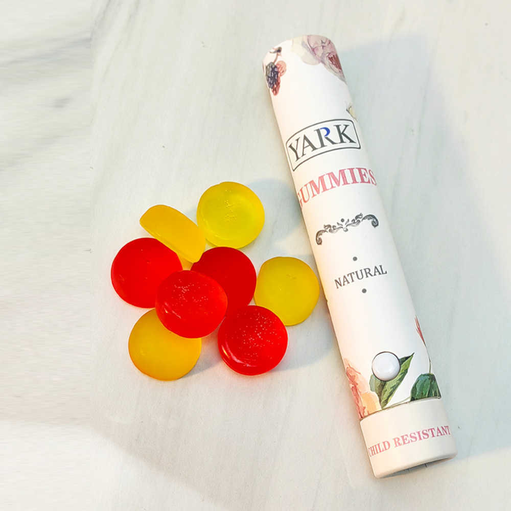 Cardboard Tube Packaging for Gummy Edibles
