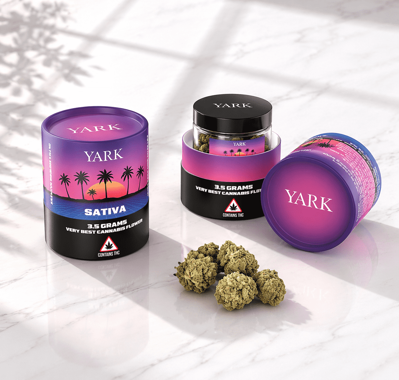 Custom Paper Tube Packaging for Child Resistant Glass Jars