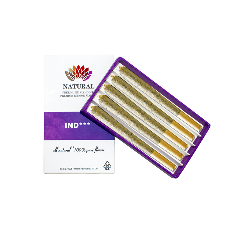 Child proof slide drawer cannabis pre roll packaging