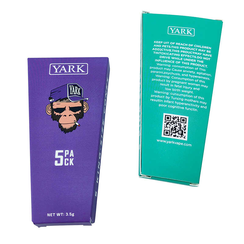 Custom Tapered Pre Roll Packaging Box – Folding Paper Structure for Multi-Pack Joints