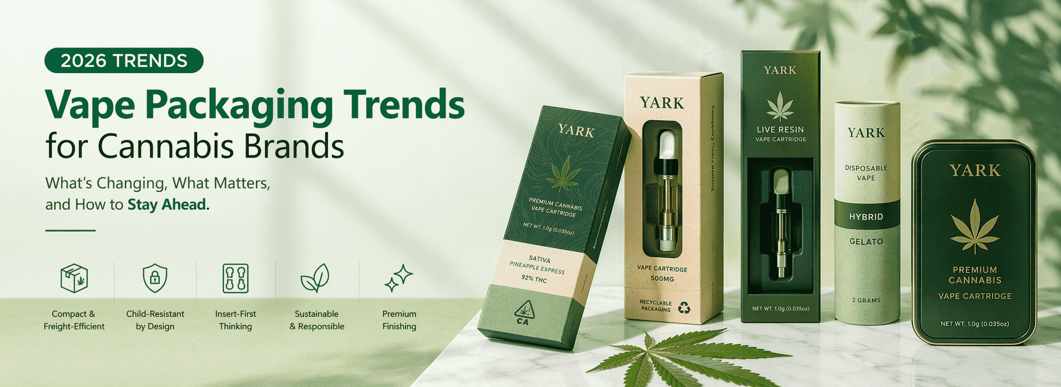 2026 vape packaging trends for cannabis brands