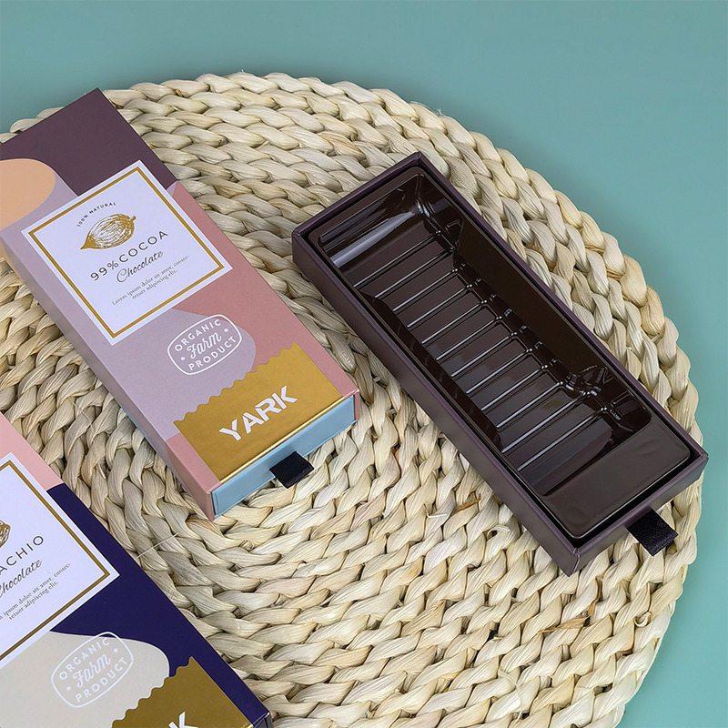 Child Resistant Sliding Chocolate Edible Packaging Box (Custom Cannabis Edible Box)