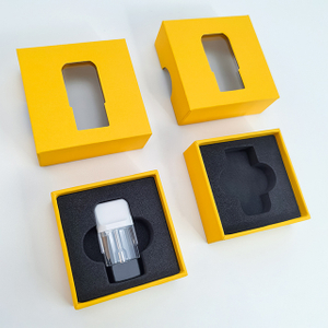 Custom Live Resin Cart Packaging / Top And Base Cardboard Cart Packaging 