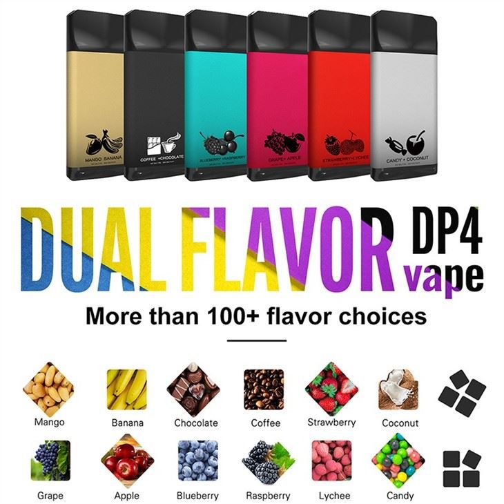 Double Flavors Disposable E-Cigarette