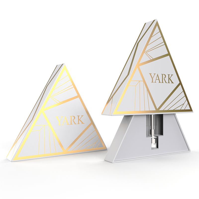 Stand-up triangle vape cartridge packaging box