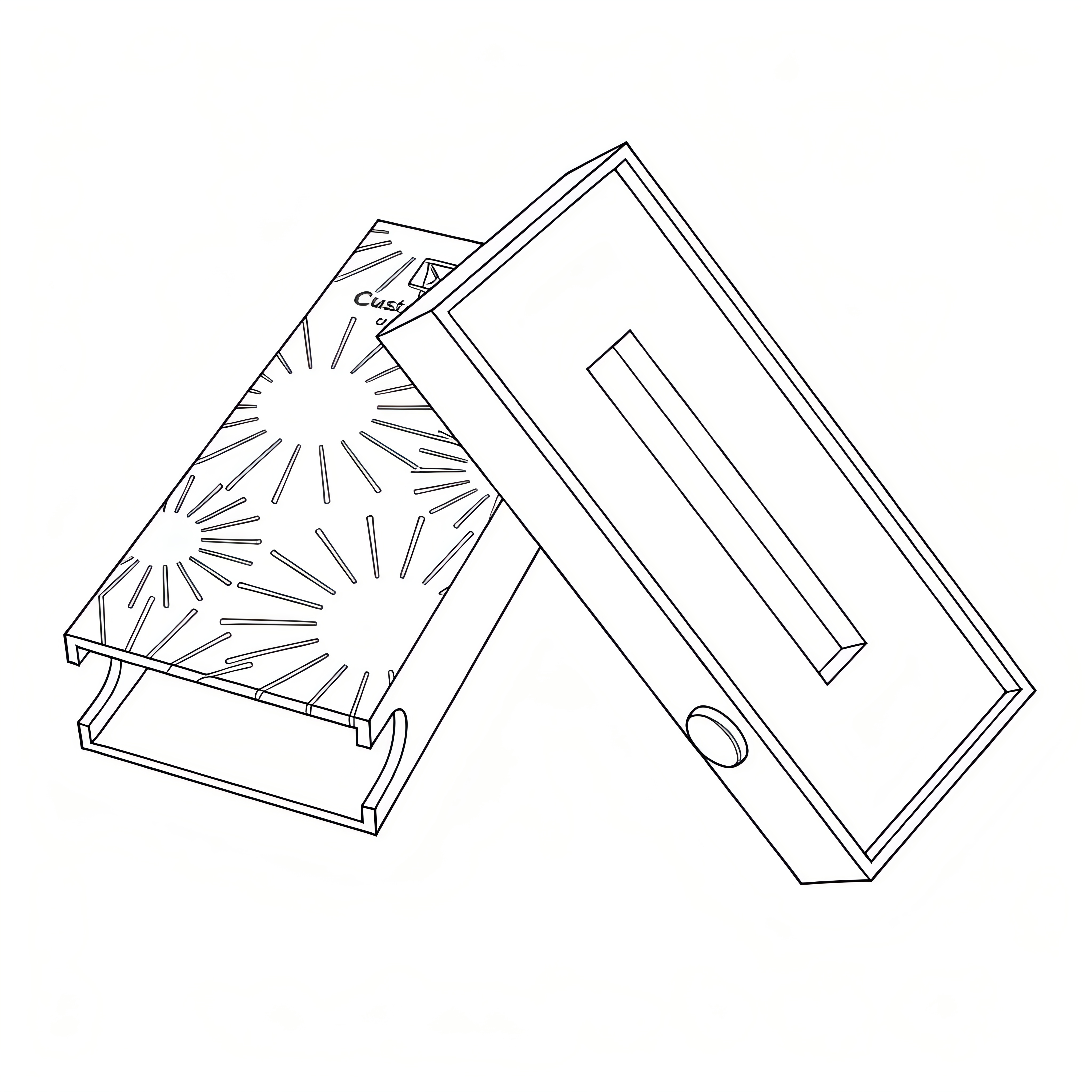 CR sliding vape cartridge box