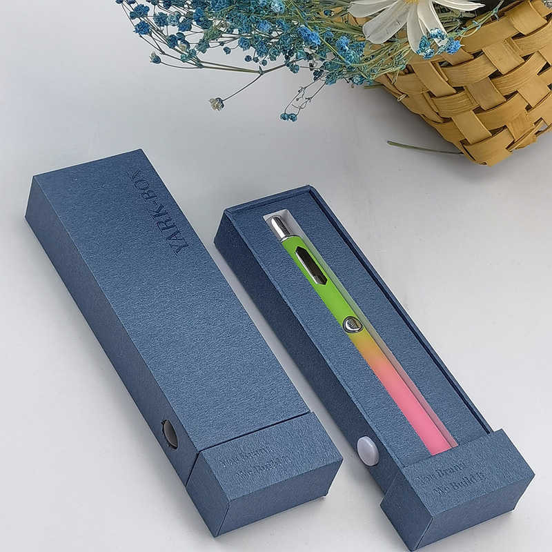 Premium Child Resistant Drawer Disposable Vape Packaging with Display Base
