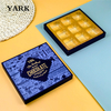 Rigid Lid and Base Chocolate Box with Gold Paper Insert (Bon Bon Packaging)