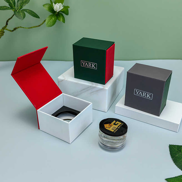Window Rigid Box for Concentrate Packaging | Visible Dab Jar Packaging Solution