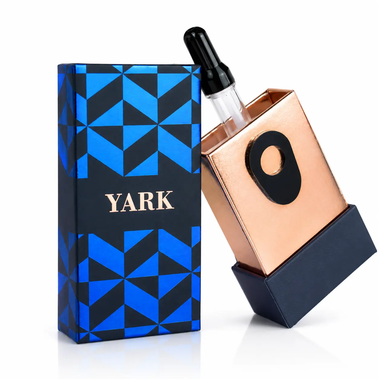Luxury Stand-Up Vape Cartridge Packaging Box with Foil Finish