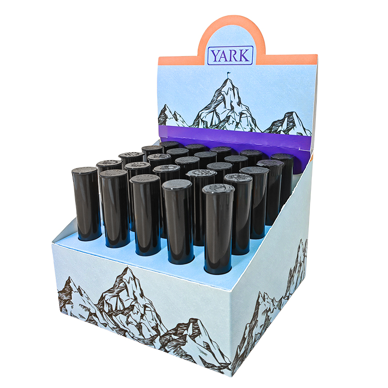 Custom Pre Roll Pop Top Tube Display Box | Cannabis Dispensary Counter Display Packaging