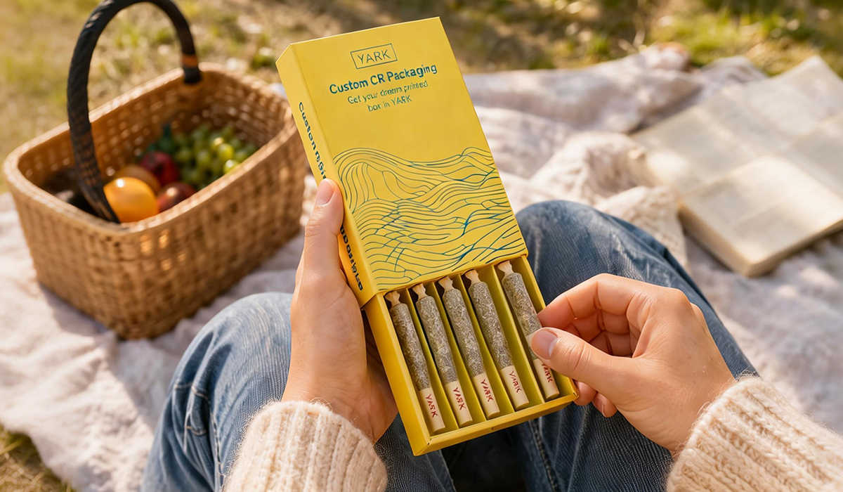 Child Resistant Paper Boxes for Pre-Rolls