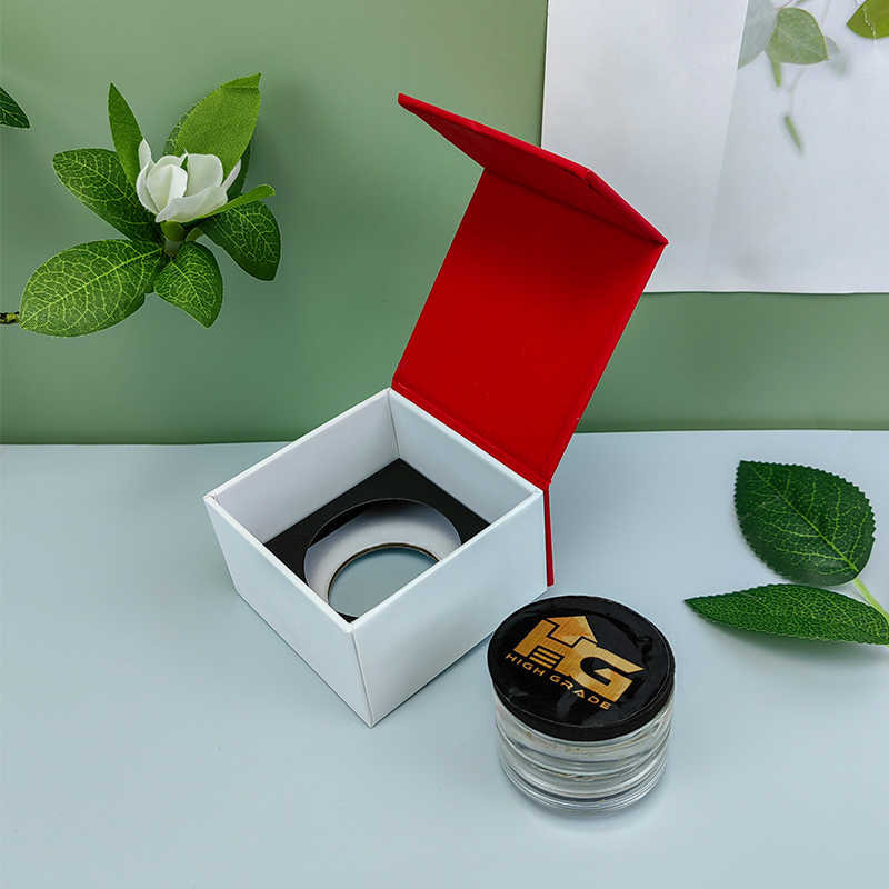 Window Rigid Box for Concentrate Packaging | Visible Dab Jar Packaging Solution