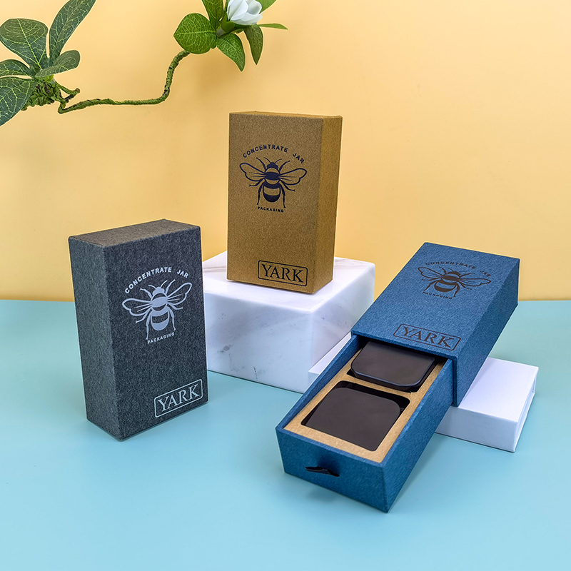 Custom Printed Slide Dab Jars Boxes