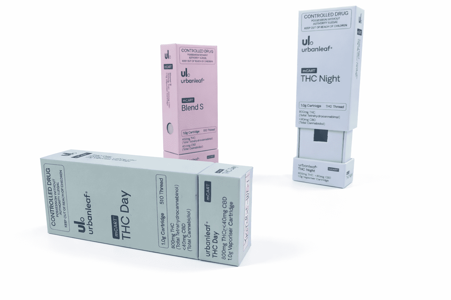 Custom folding carton for CBD products – real packaging sample