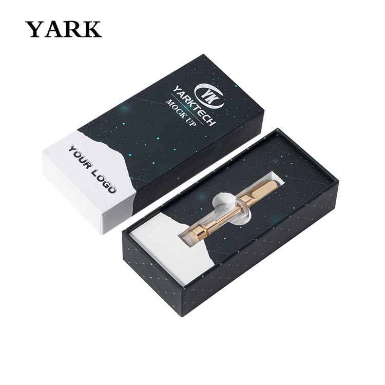 rigid lid and base vape cartridge packaging box structure