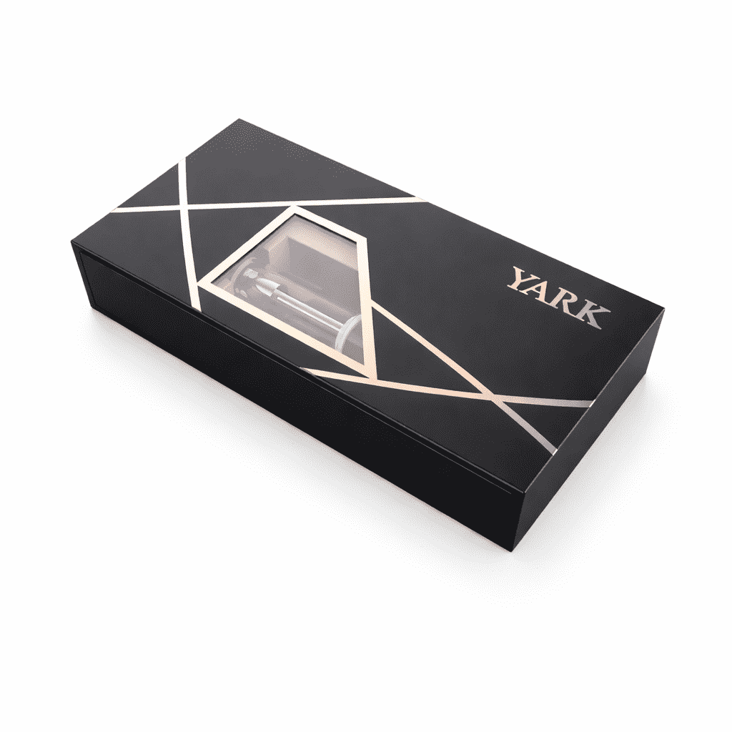 custom window vape cartridge packaging child resistant sliding rigid box