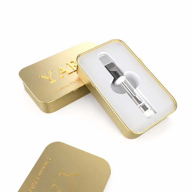 Child Resistant Sliding Tin for 510 Vape Cartridge